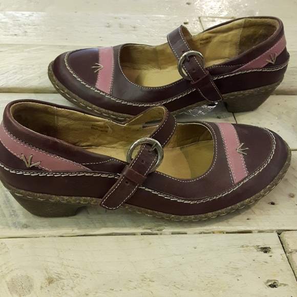 Josef Seibel Purple & Pink Wedge MaryJanes *gently used - Picture 5 of 6
